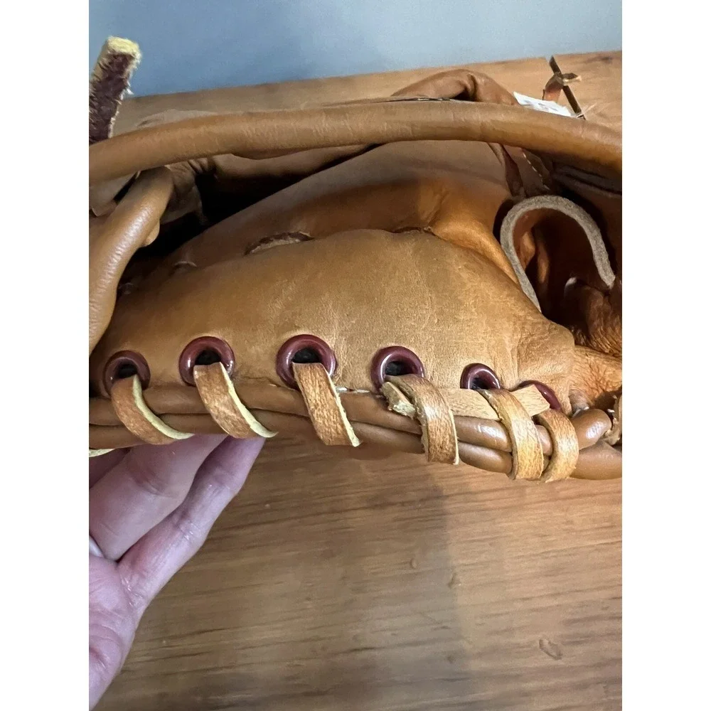Nesco 8040 Baseball Glove Kids Pro-Player Top Grain Cowhide Deep Scoop Pocket